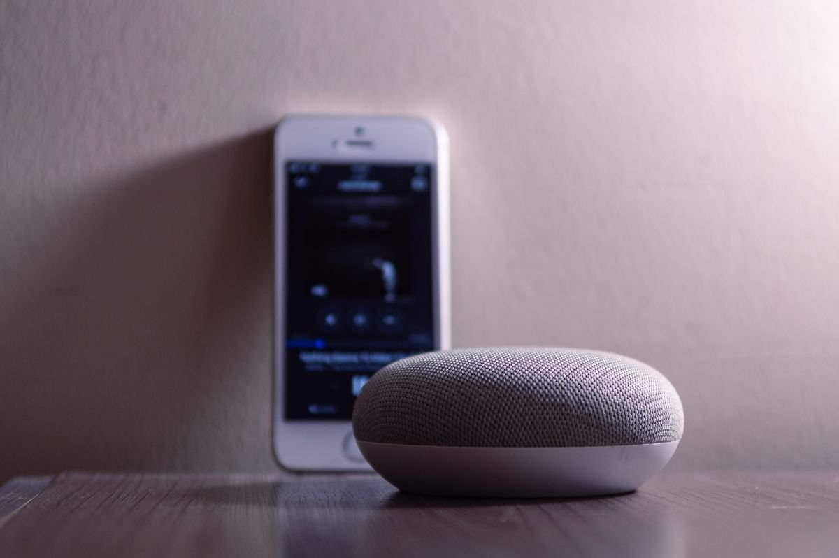Enceinte Google Nest Mini commande vocale neuve