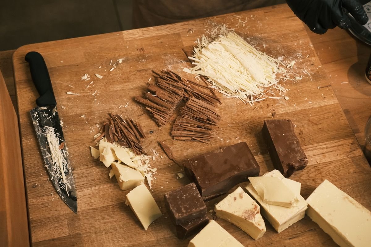 Beurre de cacao pur 100% naturel, bloc de 1 kg
