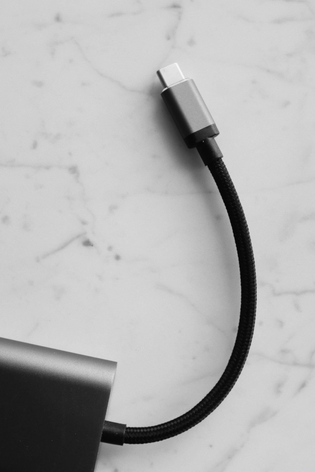 Câble de charge tressé USB-C vers Lightning 2 mètres