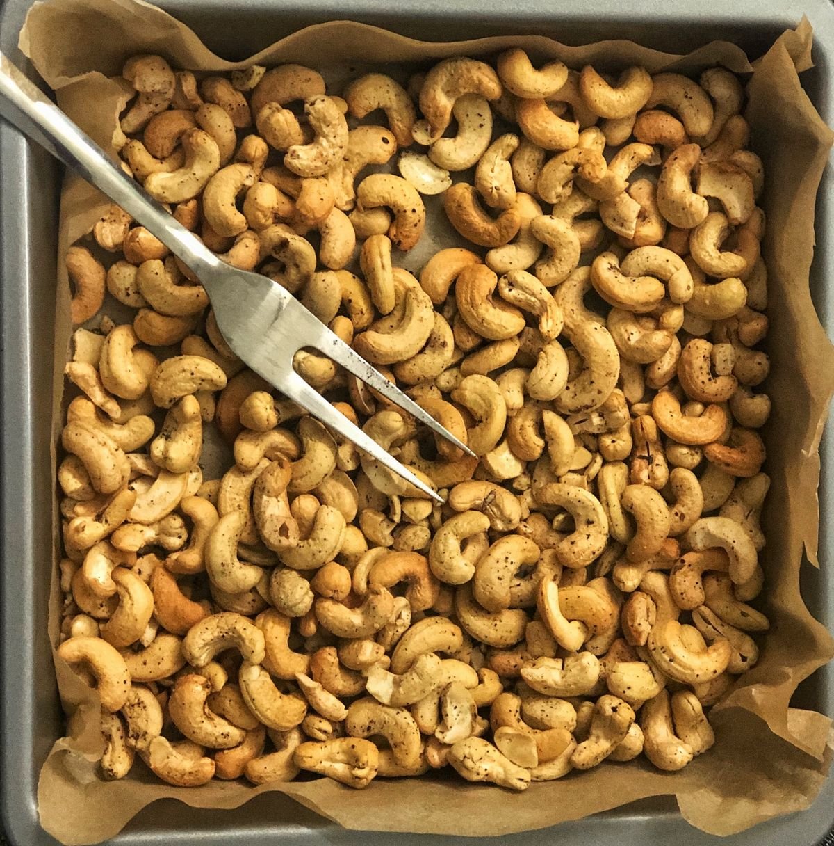 Anacarde décortiquée grillée salée, sachets de 500 g