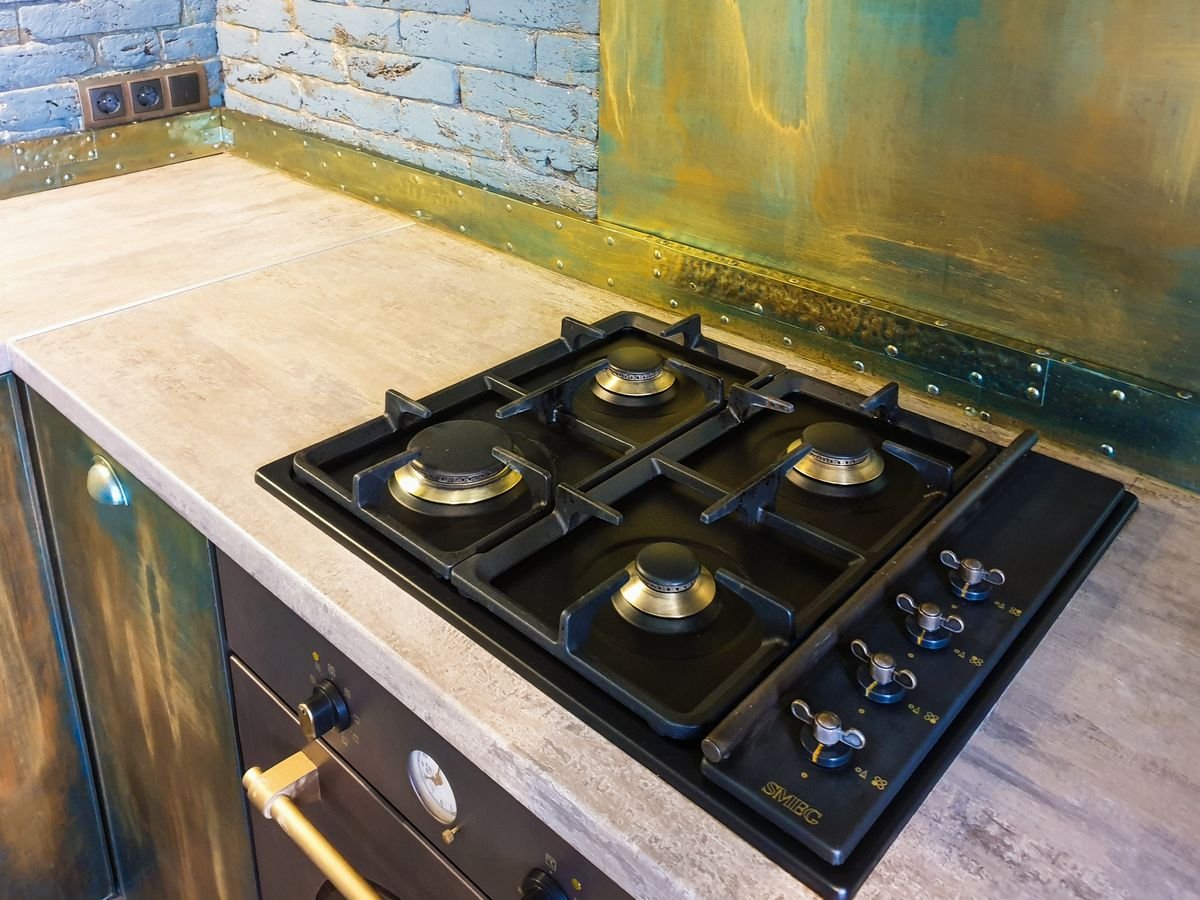 Réchaud à gaz 2 feux table inox portatif