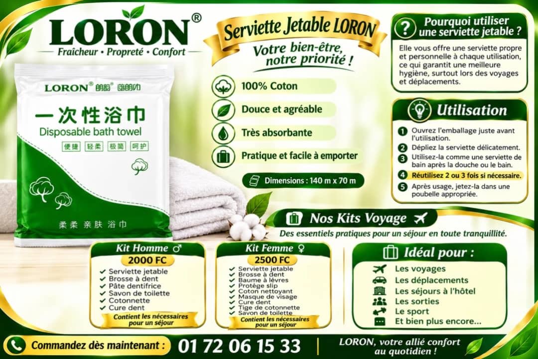 Serviette jetable